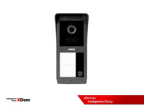 Wideodomofon EURA 2-żyłowy VDP-49A3-2TY czarny Tuya