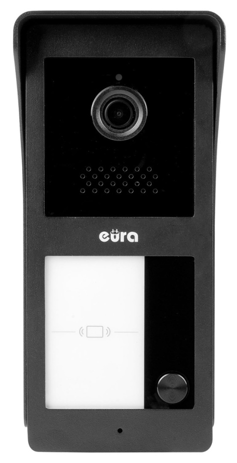 Wideodomofon EURA 2-żyłowy VDP-49A3-2TY czarny Tuya