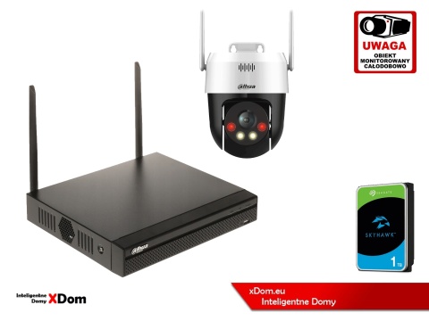 Zestaw monitoringu IP Dahua Bezprzewodowa kamera 5MPx P5AE-PV i rejestrator z 1TB