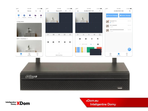 Zestaw monitoringu IP Dahua Bezprzewodowy 8 kamer 5MPx P5AE-PV i rejestrator z 1TB