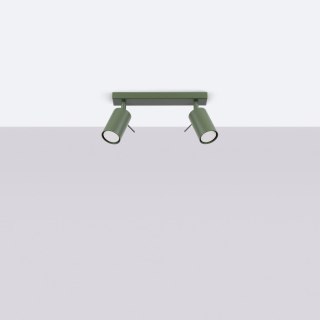 Plafon RING 2 zielony oliwkowy