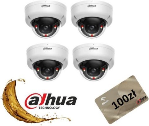 KAMERA IP DAHUA IPC-HDBW1239E1-A-IL-0280B-S6 opakowanie zbiorcze 4szt.