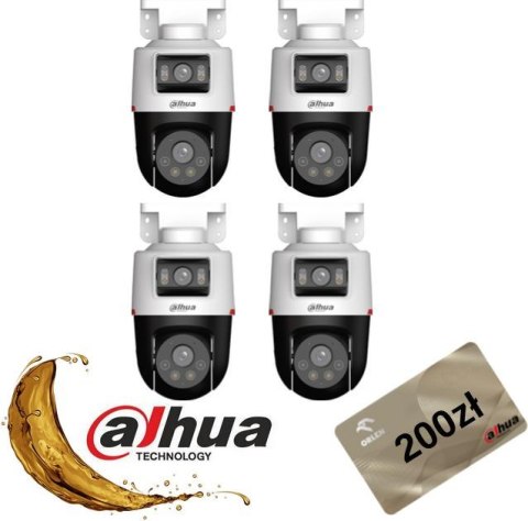 Kamera IP Dahua IPC-PTS2249B-E2-S-PV-0360B-PRO Opakowanie zbiorcze 4szt.