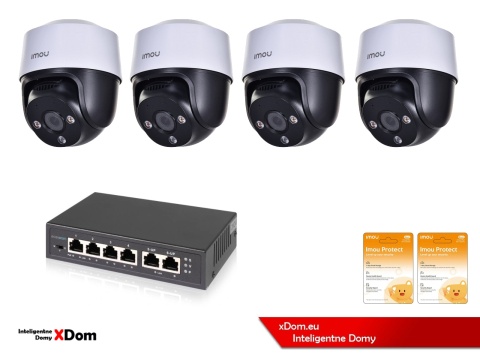 Zestaw kamer IP Imou Cruiser 4MP IPC-S41FAP POE