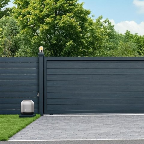 Zestaw napęd Ezviz HG2 600 PRO do 600kg bram przesuwnych z wideodomofonem HP5