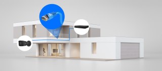 Zestaw do monitoringu Hilook 4 kamery IP IPCAM-B4-P Black 2K+