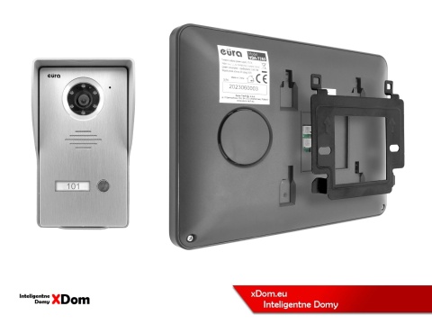 WIDEODOMOFON ''EURA'' CONNECT VDA-21A3_VDA-77A3 kolor 7'' obsługa 1 wejścia