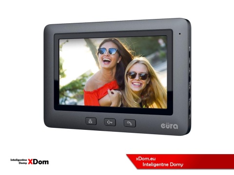 WIDEODOMOFON ''EURA'' CONNECT VDA-78A3_VDA-45A3_BLACK