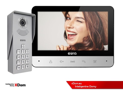 WIDEODOMOFON ''EURA'' CONNECT VDA-81A3_VDA-77A3 Z SZYFRATOREM