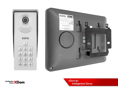 WIDEODOMOFON ''EURA'' CONNECT VDA-81A3_VDA-77A3 Z SZYFRATOREM