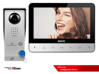 WIDEODOMOFON ''EURA'' CONNECT VDA-91A3_VDA-77A3 z czytnikiem RFID