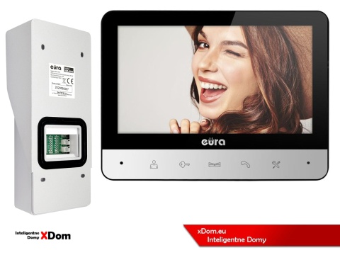 WIDEODOMOFON ''EURA'' CONNECT VDA-91A3_VDA-77A3 z czytnikiem RFID