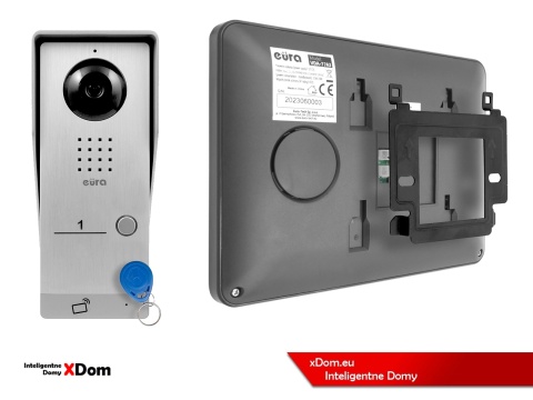 WIDEODOMOFON ''EURA'' CONNECT VDA-91A3_VDA-77A3 z czytnikiem RFID