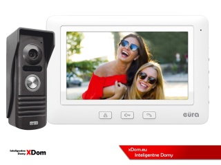 WIDEODOMOFON ZESTAW VDA-10A3 EURA CONNECT MONITOR 7 CALI VDA-45A3