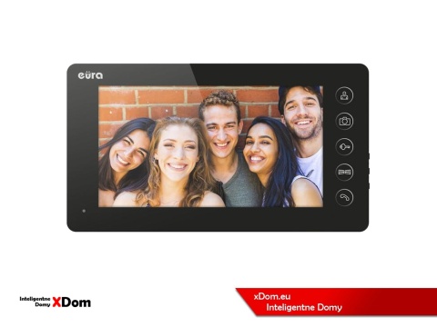 WIDEODOMOFON ZESTAW VDA-21A3 EURA CONNECT MONITOR 7 CALI VDA-05A3