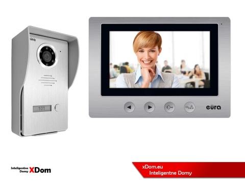 WIDEODOMOFON ZESTAW VDA-21A3 EURA CONNECT MONITOR 7 CALI VDA-20A3