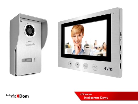 WIDEODOMOFON ZESTAW VDA-21A3 EURA CONNECT MONITOR 7 CALI VDA-20A3