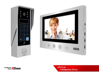 Zestaw Wideodomofonu Eura stacja bramowa z szyfratorem i czytnikiem RFID VDA-80A3 monitor 7'' VDA-20A3