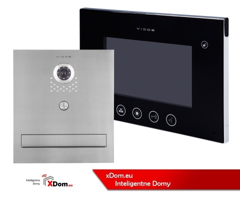 Zestaw wideodomofonu skrzynka na listy Vidos S551-SKM M670B