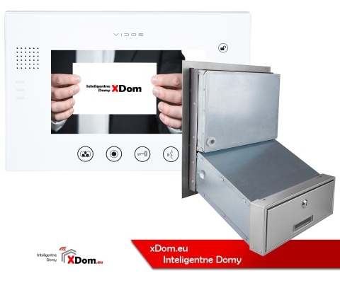 Zestaw wideodomofonu skrzynka na listy Vidos S551-SKM M670WS2