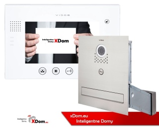 Zestaw wideodomofonu skrzynka na listy Vidos S551-SKM M670W