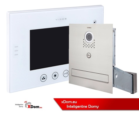 Zestaw wideodomofonu skrzynka na listy Vidos S551-SKM M670W
