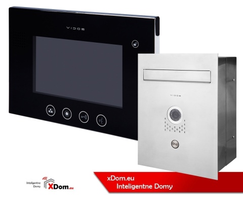 Zestaw wideodomofonu skrzynka na listy Vidos S551-SKP M670BS