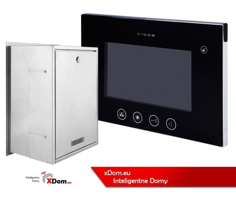 Zestaw wideodomofonu skrzynka na listy Vidos S551-SKP M670BS