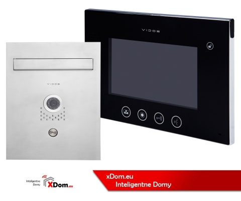 Zestaw wideodomofonu skrzynka na listy Vidos S551-SKP M670BS