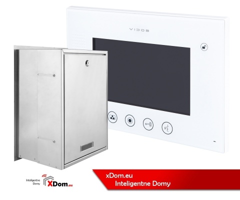 Zestaw wideodomofonu skrzynka na listy Vidos S551-SKP M670W