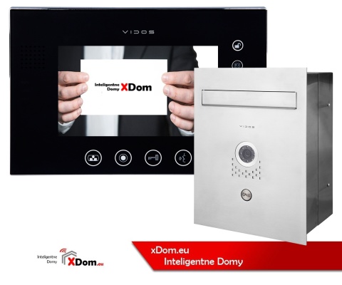 Zestaw wideodomofonu skrzynka na listy Vidos S551-SKP M670BS2