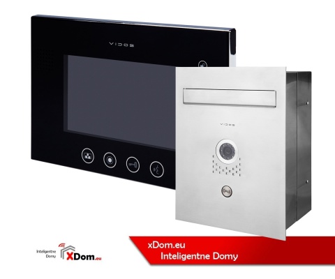 Zestaw wideodomofonu skrzynka na listy Vidos S551-SKP M670BS2