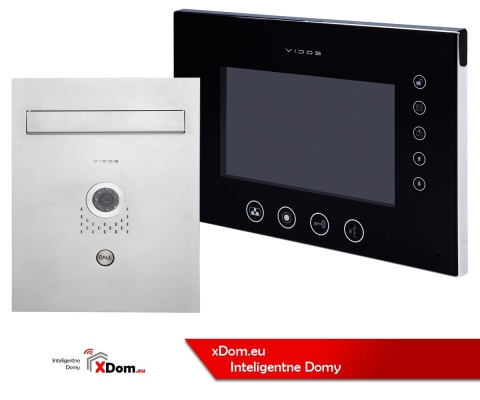 Zestaw wideodomofonu skrzynka na listy Vidos S551-SKP M670BS2