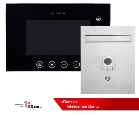 Zestaw wideodomofonu skrzynka na listy Vidos S551-SKP M670BS2