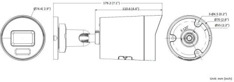 Kamera IP Hikvision DS-2CD2086G2H-IU 4mm EF PL