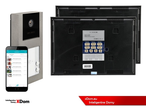 Zestaw wideodomofon dwurodzinny M11BX + S11-2 VIDOS
