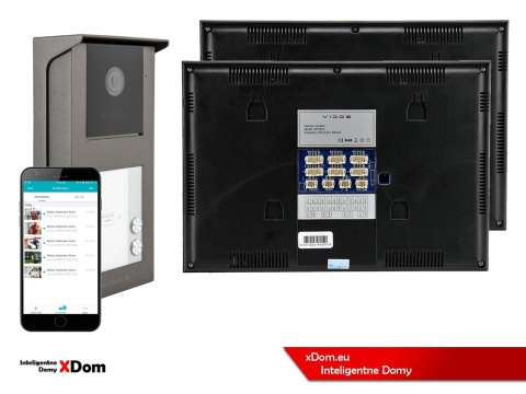 Zestaw wideodomofon dwurodzinny M11BX + S11-2 VIDOS