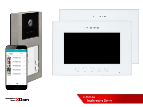 Zestaw wideodomofon dwurodzinny M11WX + S11-2 VIDOS