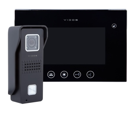Zestaw wideodomofonowy Vidos S6 monitor M670B