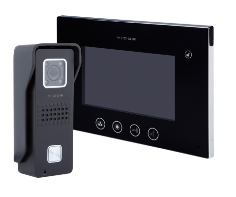 Zestaw wideodomofonowy Vidos S6 monitor M670B