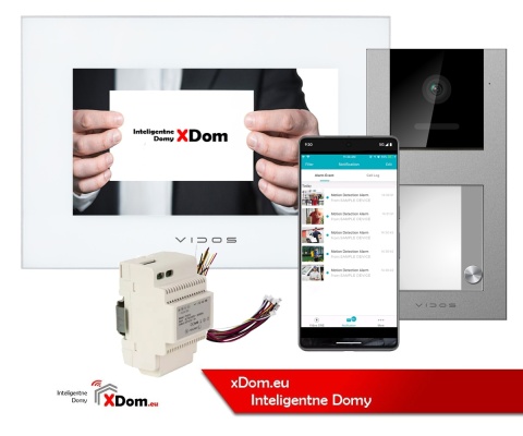 Zestaw wideodomofonowy Vidos czytnik RFID S11-1 monitor M10W-X