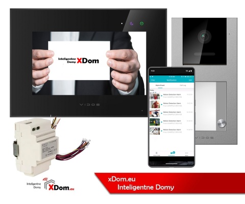 Zestaw wideodomofonowy Vidos czytnik RFID S11-1 monitor M10B-X