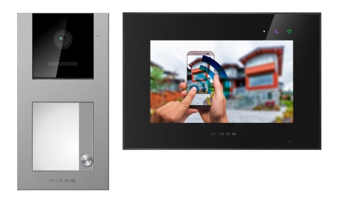 Zestaw wideodomofonowy Vidos czytnik RFID S11-1 monitor M10B-X