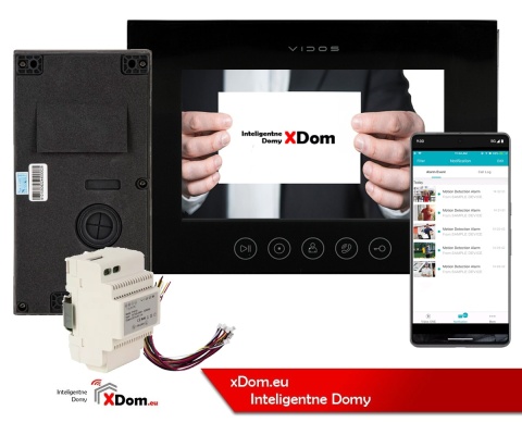 Zestaw wideodomofonowy Vidos czytnik RFID S11-1 monitor M11B-X