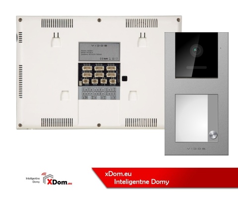 Zestaw wideodomofonowy Vidos czytnik RFID S11-1 monitor M11W