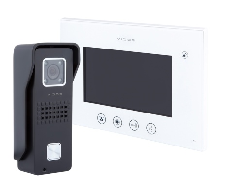Zestaw wideodomofonowy Vidos S6 monitor M670W