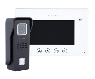 Zestaw wideodomofonowy Vidos S6 monitor M670W