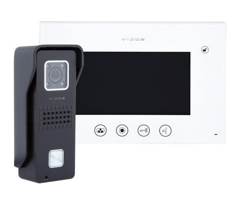 Zestaw wideodomofonowy Vidos S6 monitor M670W