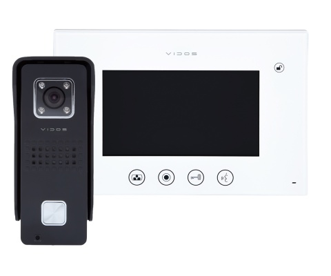 Zestaw wideodomofonowy Vidos S6 monitor M670W