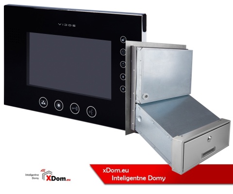 Zestaw wideodomofonu skrzynka na listy Vidos S551-SKM M670BS2